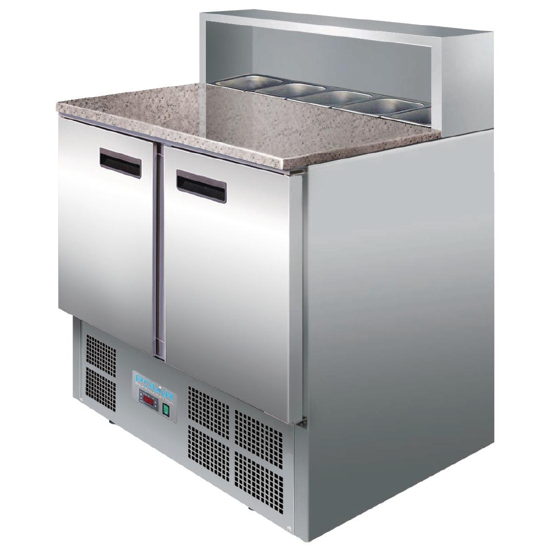 Pizza/Sandwich prepareer counter (2 deurs koeling)