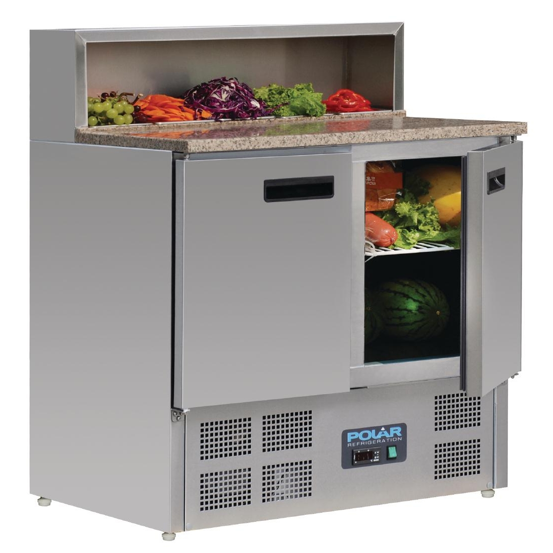 Pizza/Sandwich prepareer counter (2 deurs koeling)