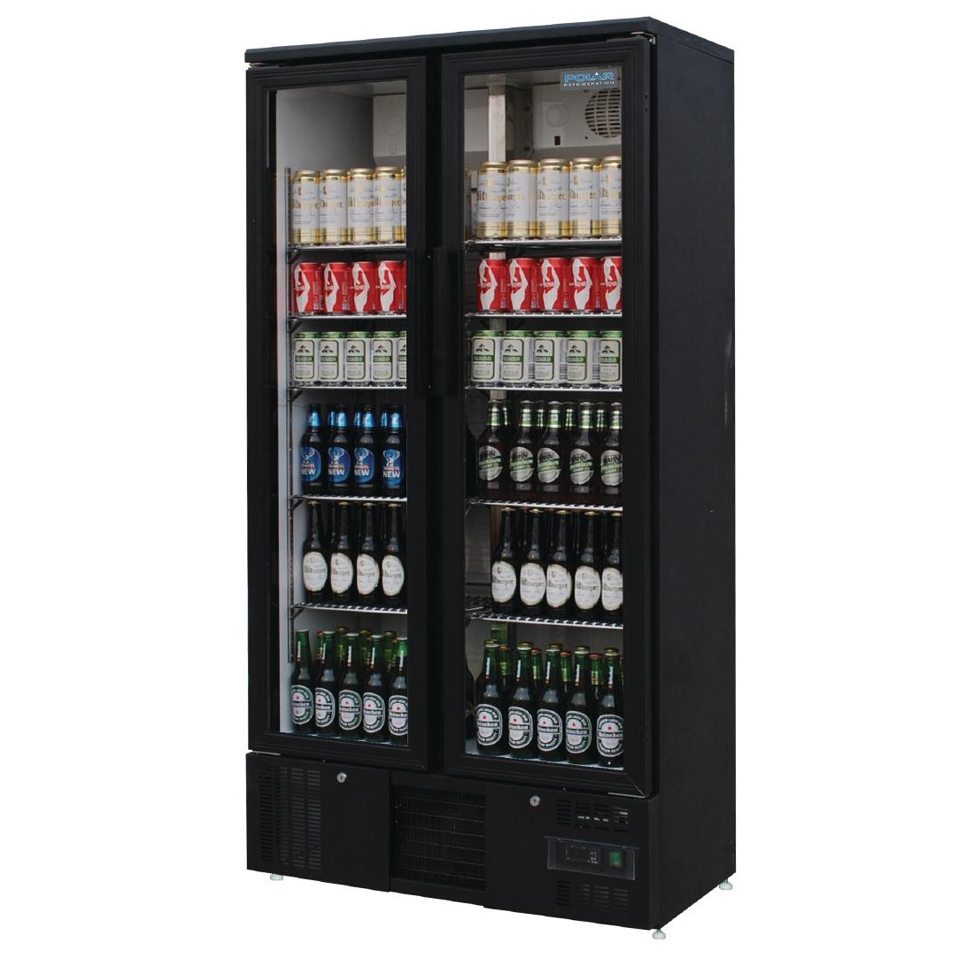 Bardisplay met dubbele klapdeuren